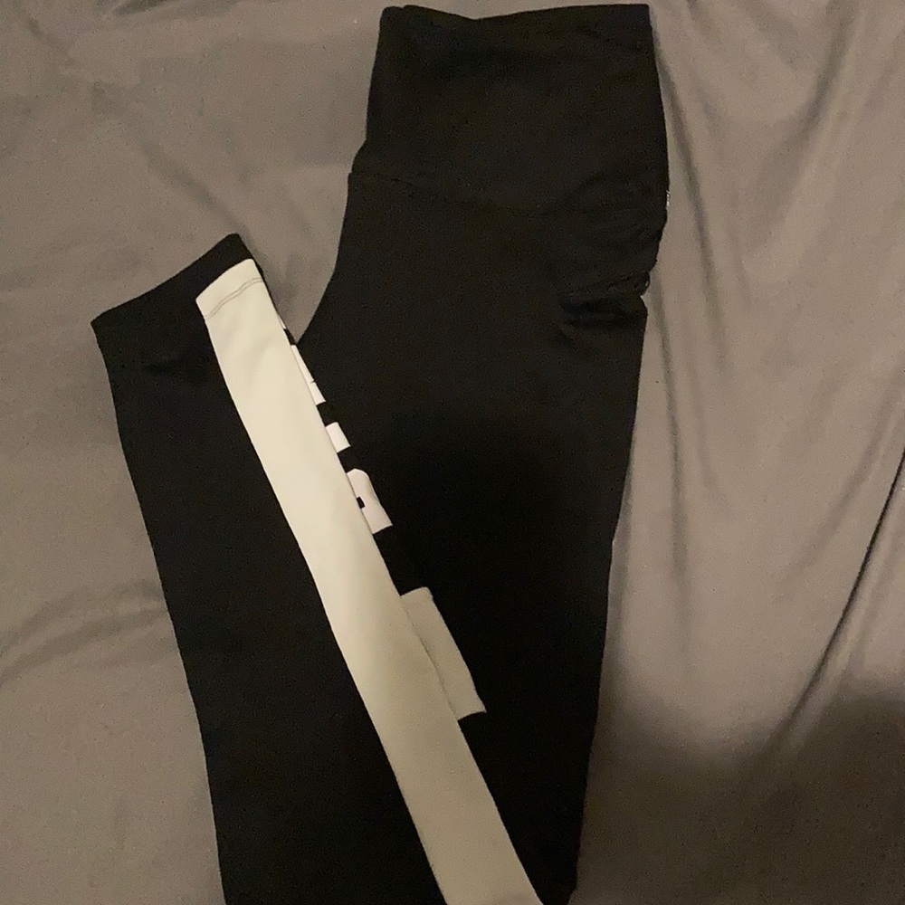 Black and white leggings